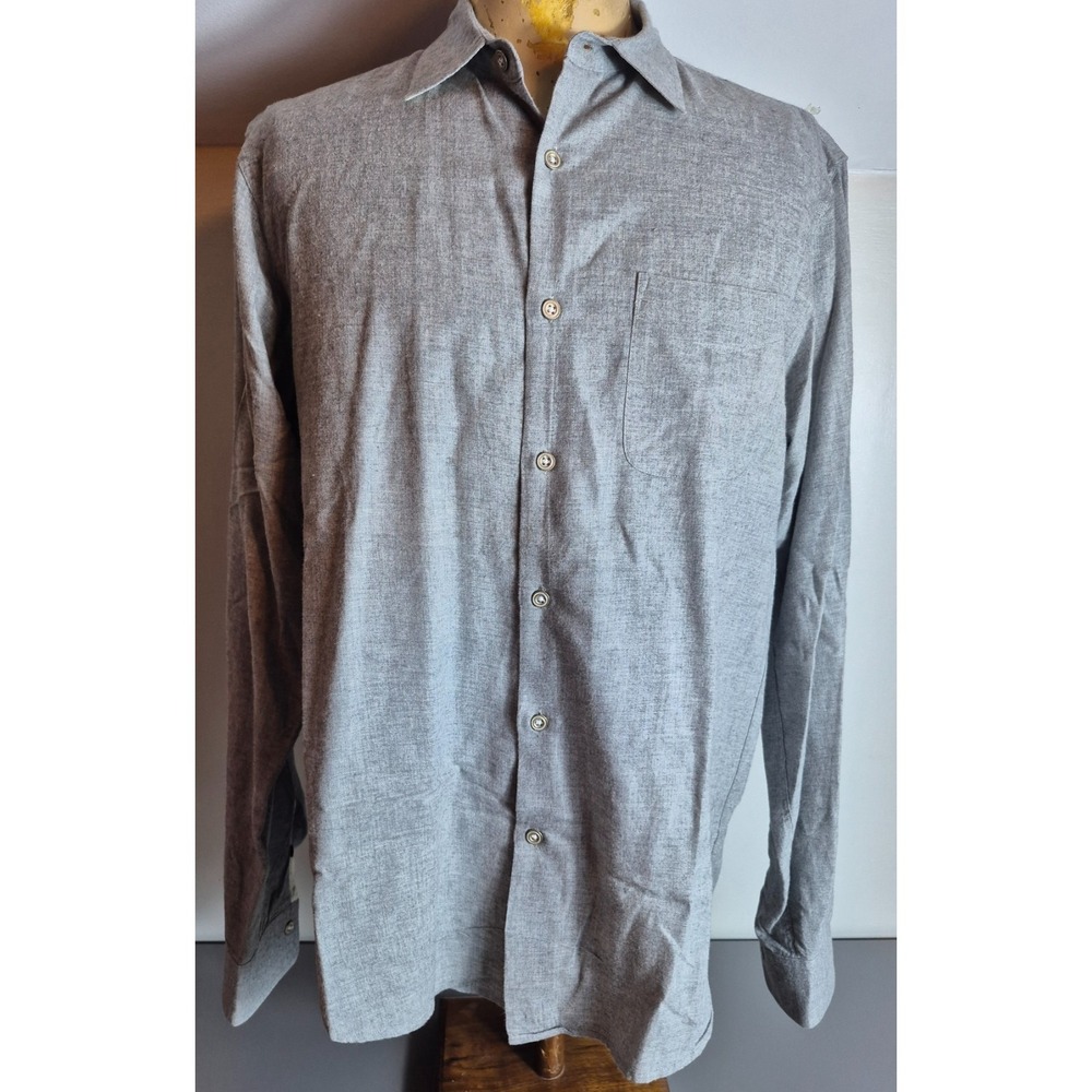 Rag & Bone Mens Button-Up Dress Shirt M Medium Gray MADE IN USA